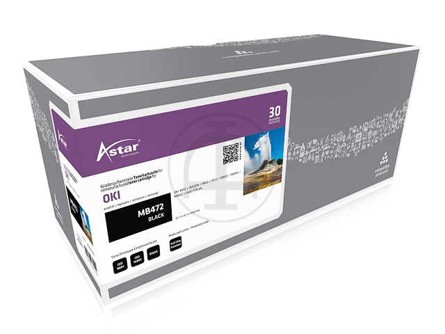 AS10472 ASTAR OKI MB472 TONER BLK 45807106 7000Seiten