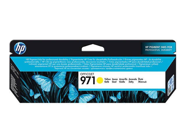 CN624AE HP OJ PRO X451DW TINTE YELLOW ST HP971 32ml 2500Seiten Standard Kapaz