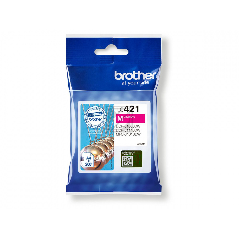 LC421M BROTHER DCPJ/MFCJ Tinte magenta ST 200Seiten
