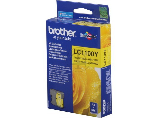 LC1100Y BROTHER MFC6490CW TINTE YEL ST 325Seiten Standard Kapazitaet