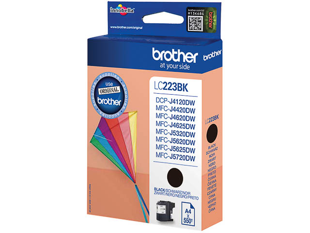 LC223BK BROTHER MFCJ4420DW TINTE BLK ST 550Seiten Standard Kapazitaet