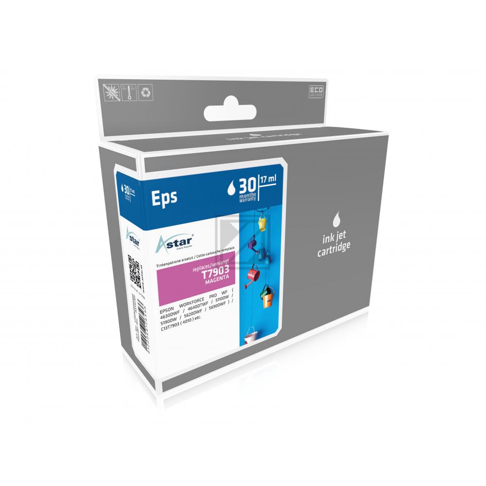 AS15289 ASTAR EPSON T7903 WF Tinte magenta HC rebuilt 2000Seiten Chip