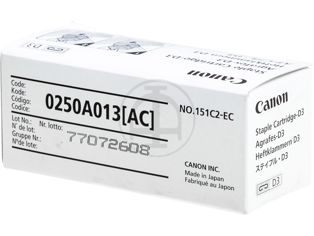 0250A013 CANON D3 HEFTKLAMMERN (2) 2x2000Stk