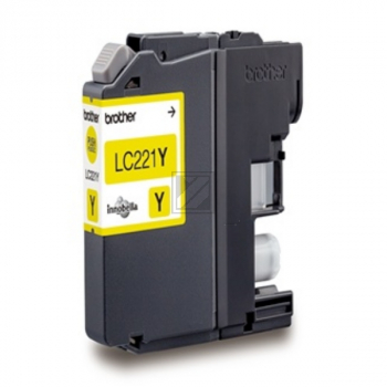 LC221Y BROTHER MFC Tinte yellow 260 Seiten