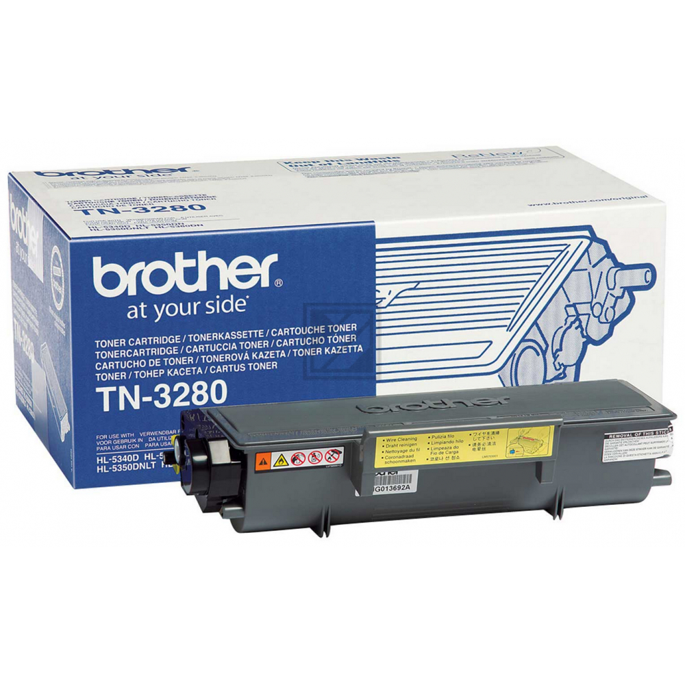 TN3280 BROTHER DCP Toner black HC 8000 Seiten