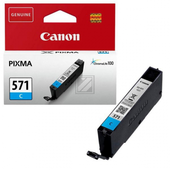 0386C001 CANON CLI571C Nr.571 Pixma MG Tinte cyan ST 345Seiten 7ml
