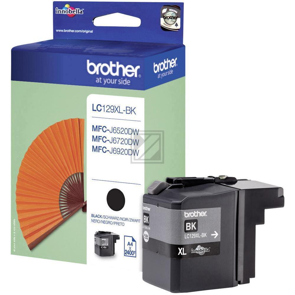 LC129XLBK BROTHER MFC Tinte black HC 2400Seiten