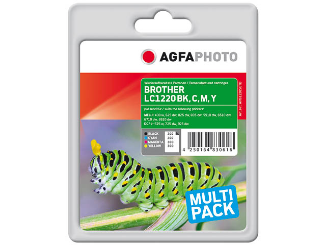 APB1220SETD AP BRO. MFCJ825 TINTE(4) 4x300Seiten cmyk