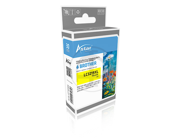 AS70018 ASTAR BRO. MFCJ6930 TINTE YEL LC3219XLY 1500Seiten 16,5ml