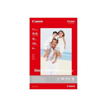 0775B005 CANON Fotopapier 10x15cm 10 Blatt weiss GP501 glaenzend