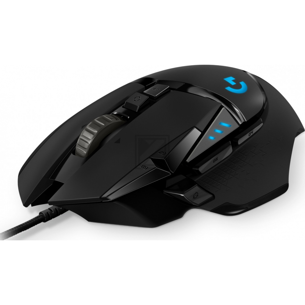 910-005471 LOGITECH G502 Hero Maus 11Tasten Gaming Kabel rechts 16.000dpi