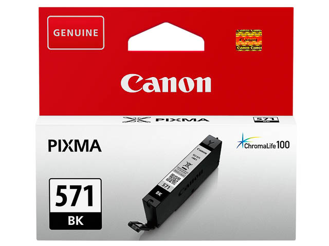 CLI571BK CANON MG5750 TINTE BLACK ST 0385C001 Nr.571 7ml Standard Kapazitaet