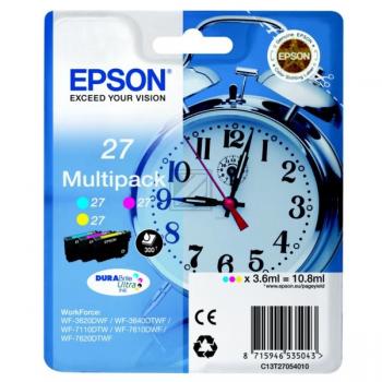 C13T27054012 EPSON WF Tinte (3) cmy ST 3x300Seiten 3x3,6 ml