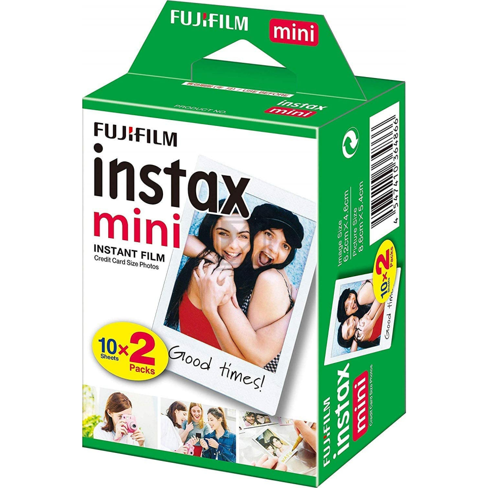 16567828 FUJIFILM Instax mini Film (2) 2x10Fotos Instant