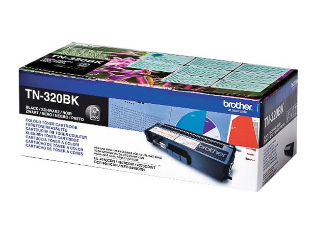 TN320BK BROTHER HL4150CDN TONER BLK ST 2500Seiten Standard Kapazitaet
