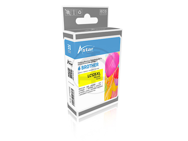 AS15398 ASTAR BRO. MFCJ4510 TINTE YEL LC125XLY 1200Seiten 13,1ml
