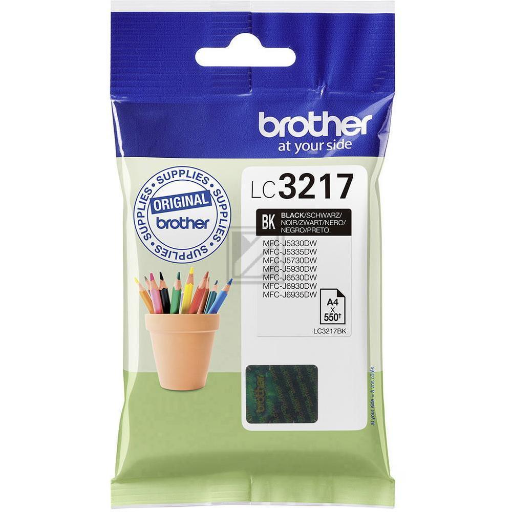 LC3217BK BROTHER MFC Tinte black ST 550 Seiten