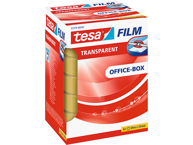 TESAFILM KLEBEFILM OFFICE BOX 10er PACK 57372-00002-01 66mx15mm transparent