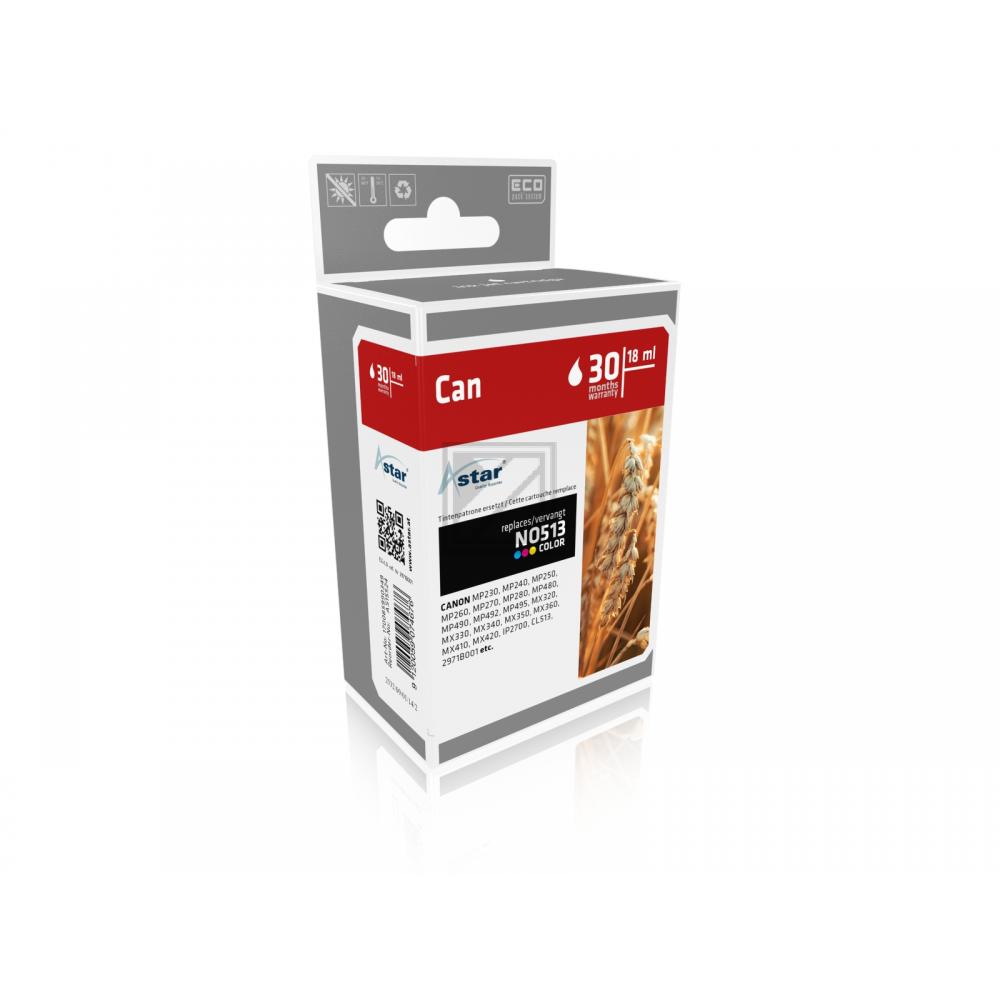 AS15524 ASTAR CANON CL513 MP Tinte 3color rebuilt 349Seiten 13ml