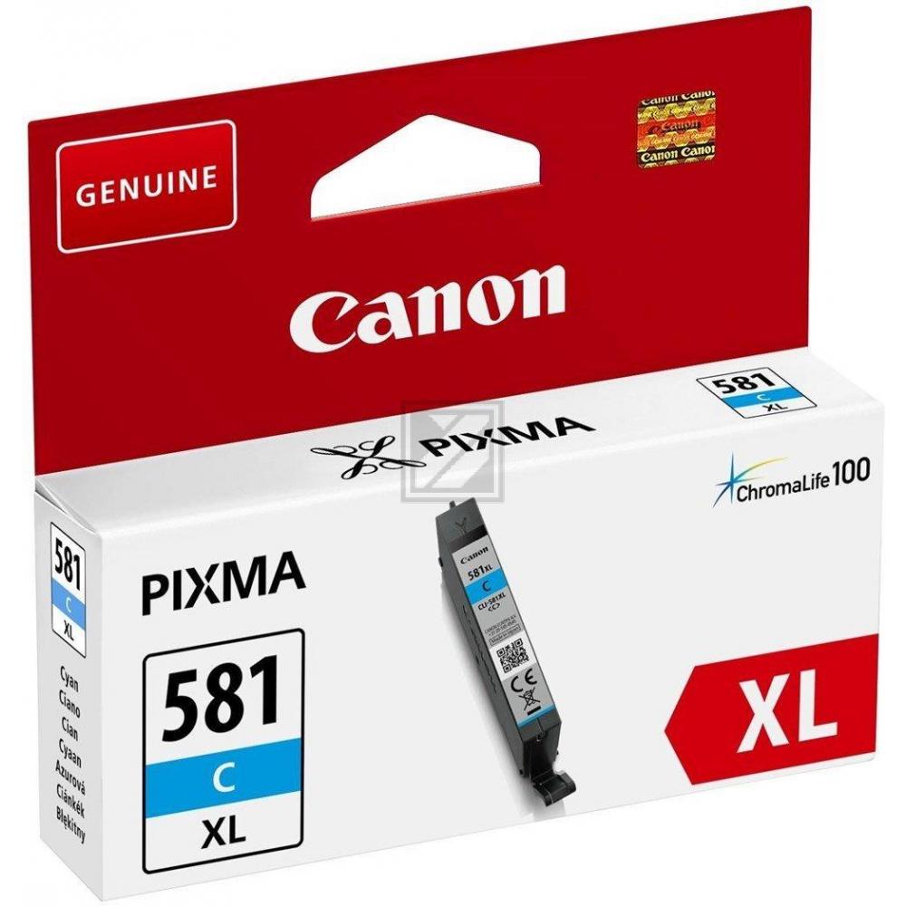 2049C001 CANON CLI581XLC Nr.581 Pixma TS TR Tinte cyan HC 519Seiten