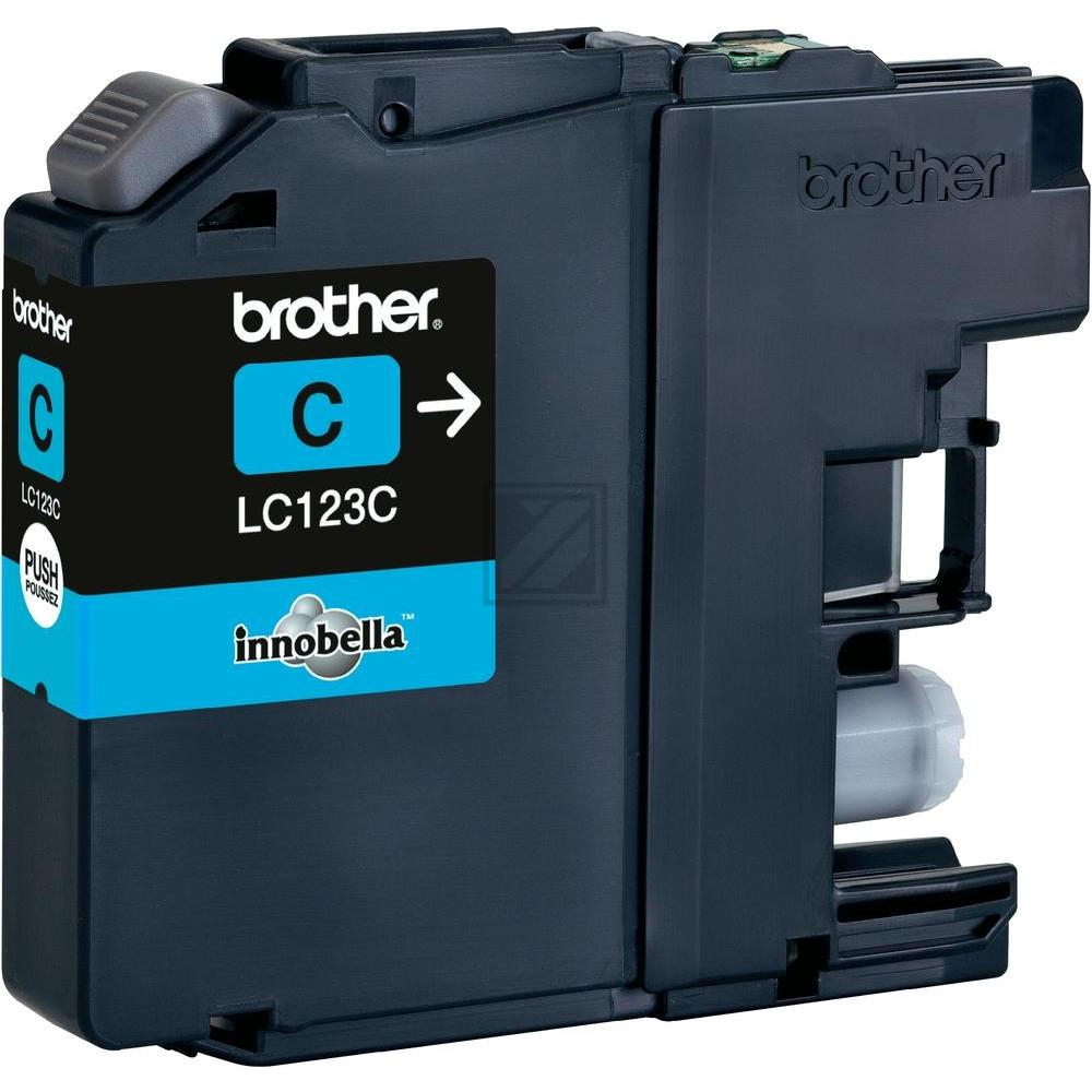 LC123C BROTHER MFC Tinte cyan ST 600 Seiten