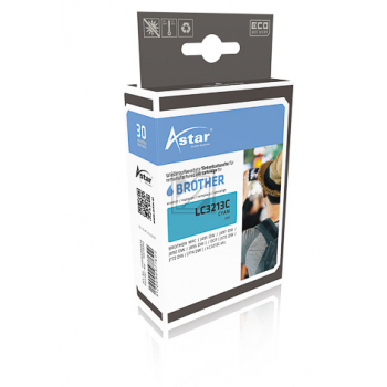 AS70042 ASTAR BROTHER LC3213C DCPJ/MFCJ Tinte cyan HC rebuilt 400Seiten Chip