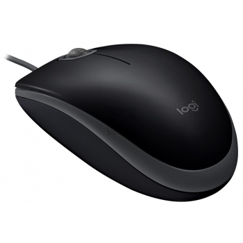 910-005508 LOGITECH B110 Silent Maus 3Tasten Kabel USB 1000dpi schwarz