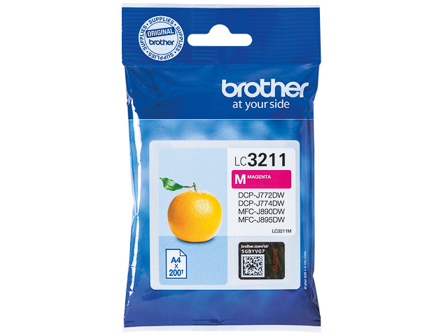 LC3211M BROTHER DCPJ772DW TINTE MAG ST 200Seiten Standard Kapazitaet