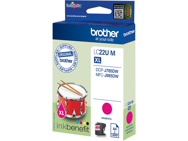LC22UM BROTHER MFCJ985DW TINTE MAGENTA 1200Seiten