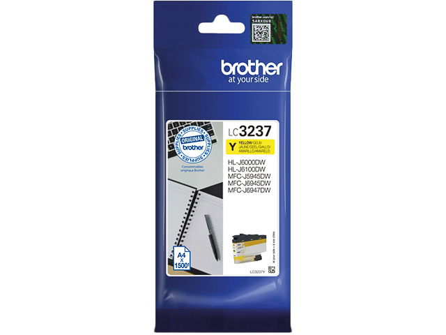 LC3237Y BROTHER HLJ6000DW TINTE YEL ST 1500Seiten Standard Kapazitaet