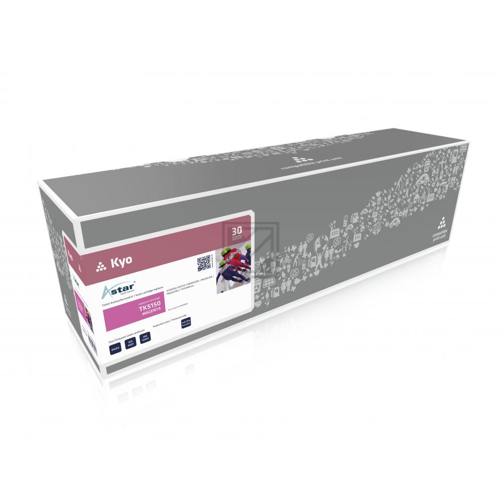 AS12150 ASTAR KYOCERA TK5150 Ecosys Toner magenta rebuilt 10.000Seiten Chip