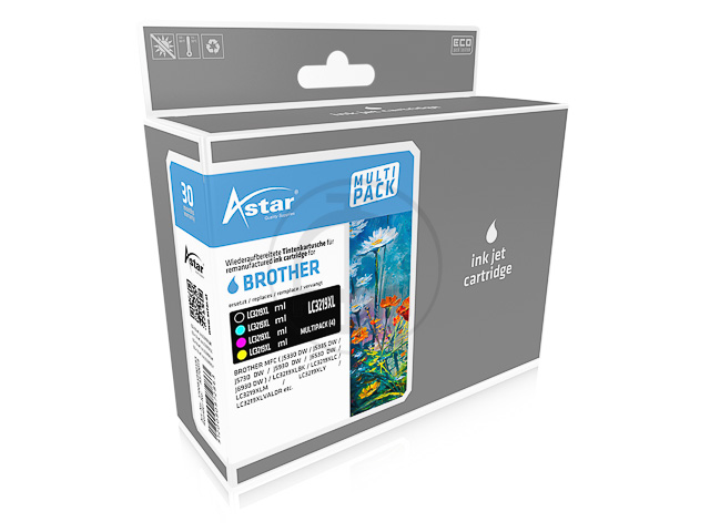 AS70019 ASTAR BRO.MFCJ6930 TINTE(4) CMYK LC3219XLVALDR 1x3000/3x1500Seiten
