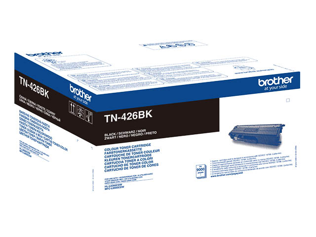 TN426BK BROTHER HLL8360CDW TONER BLK EHC 9000Seiten extra hohe Kapazitaet