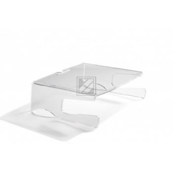 BNEQR100 BAKKER Q-riser 100 Monitorstaender 25kg einzeln transparent