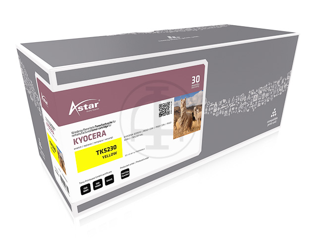 AS20073 ASTAR KYO. M5521CDN TONER YEL 1T02R9ANL0 TK5230Y 2200Seiten