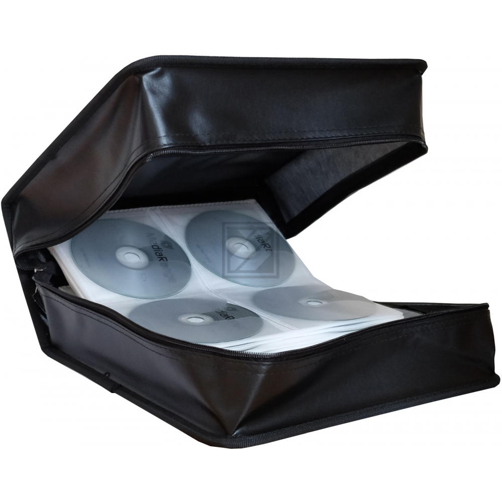 MEDIARANGE ARCHIVIERUNGSMAPPE 400DISK BOX95 schwarz