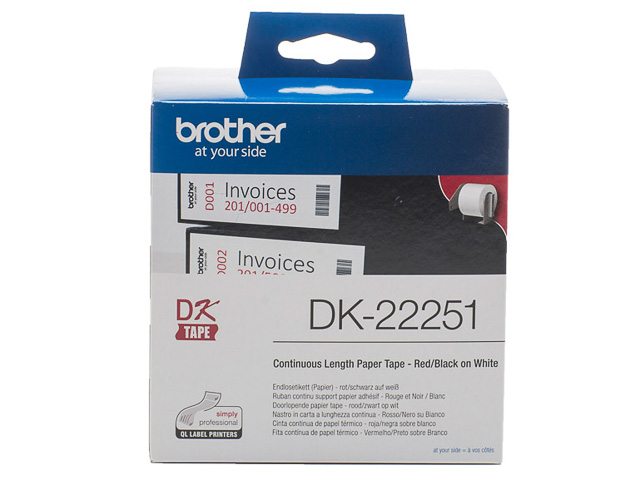 DK22251 BROTHER PT QL800 ETIKETTEN WEISS 15,24mx62mm